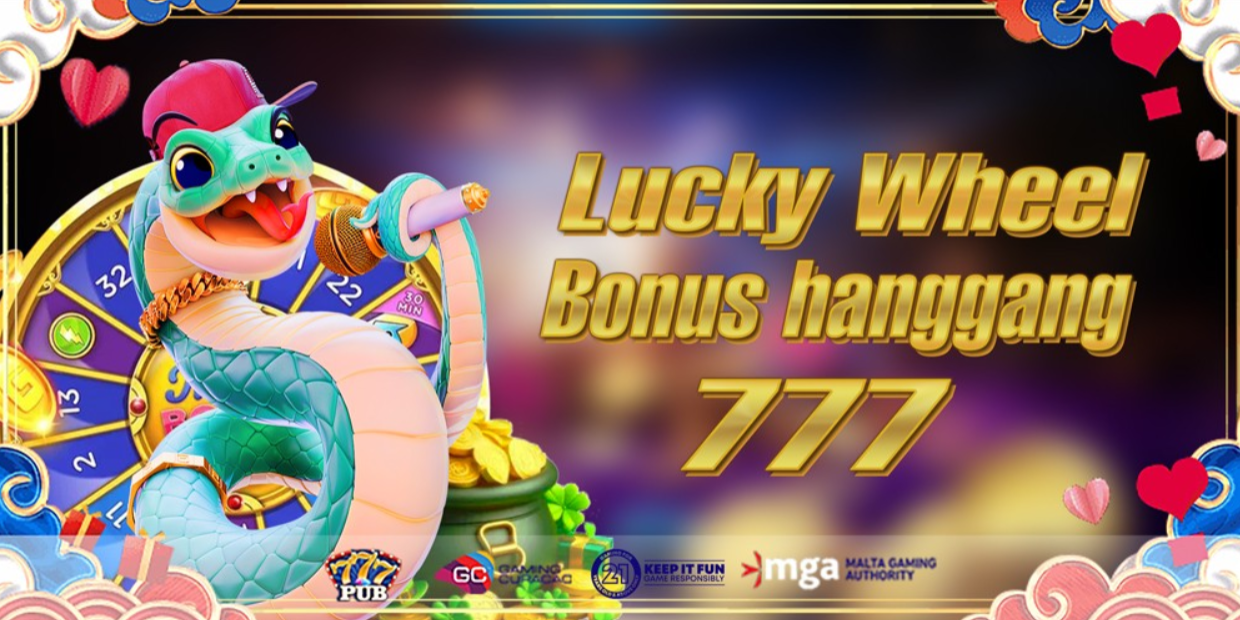 Lucky Wheel Bonus up to 777